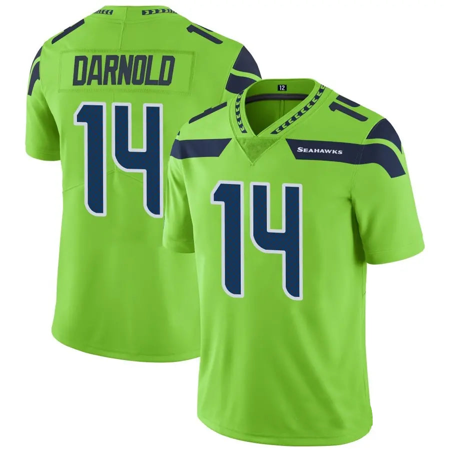 Custom #14 Green SEA Football Shirt Top
