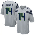 Custom #14 Grey SEA Football Shirt Top