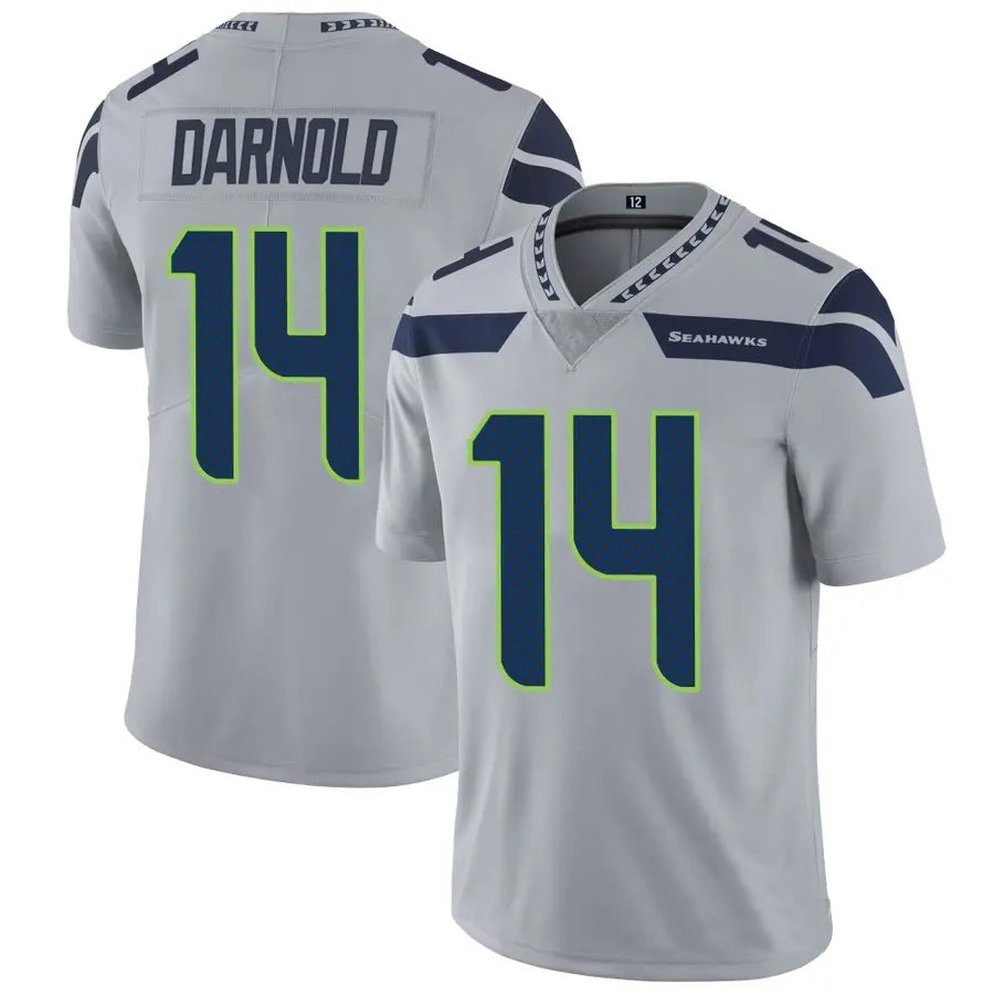 Custom #14 Grey SEA Football Shirt Top