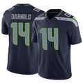 Custom #14 Navy SEA Football Shirt Top