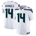 Custom #14 White SEA Football Shirt Top