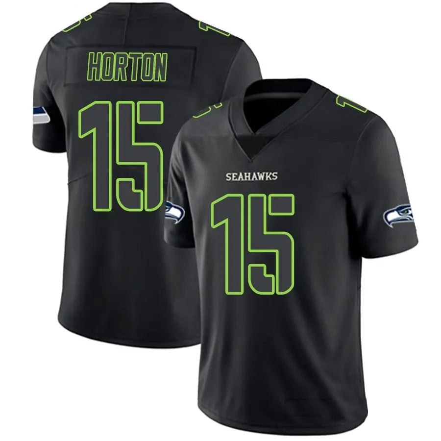 Custom #15 Black SEA Football Shirt Top