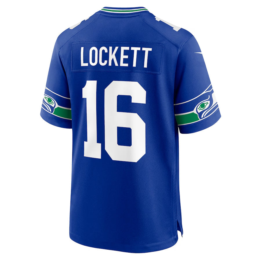 Custom #16 Royal Throwback SEA Football Shirt Top