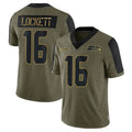 Custom #16 Olive SEA Football Shirt Top