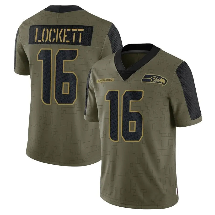 Custom #16 Olive SEA Football Shirt Top