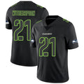 Custom #21 Black SEA Football Shirt Top