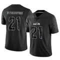 Custom #21 Black SEA Football Shirt Top