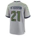 Custom #21 Gray SEA Football Shirt Top