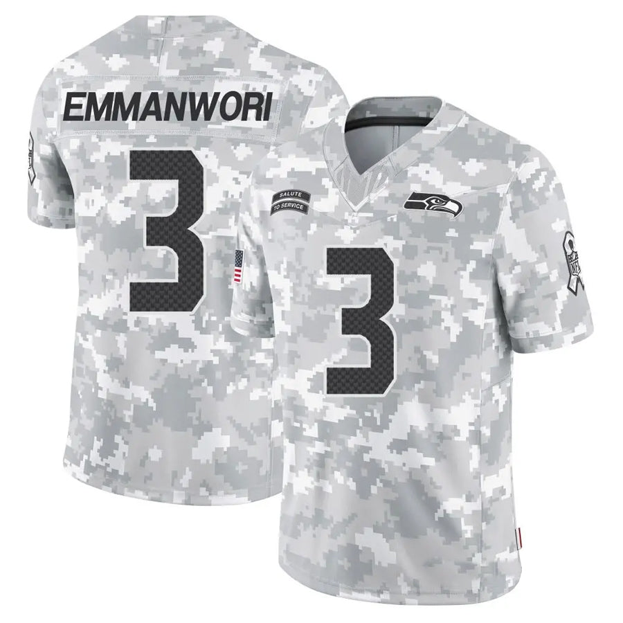 Custom #3 SEA Football Shirt Top
