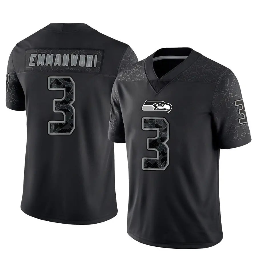 Custom #3 Black SEA Football Shirt Top