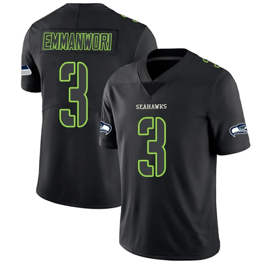 Custom #3 Black SEA Football Shirt Top