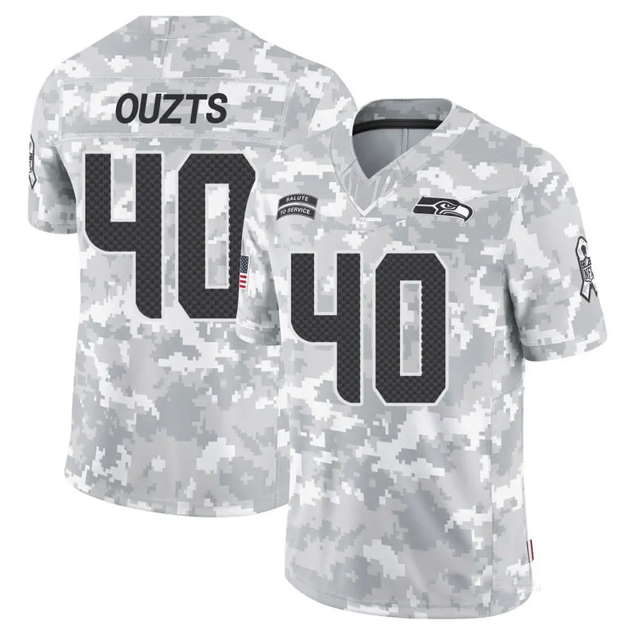 Custom #40 SEA Football Shirt Top
