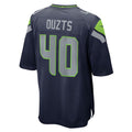 Custom #40 Navy SEA Football Shirt Top