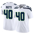 Custom #40 White SEA Football Shirt Top