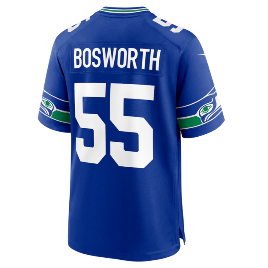 Custom #55 Royal SEA Football Shirt Top