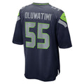 Custom #55 Navy SEA Football Shirt Top