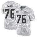 Custom #76 Grey SEA Football Shirt Top