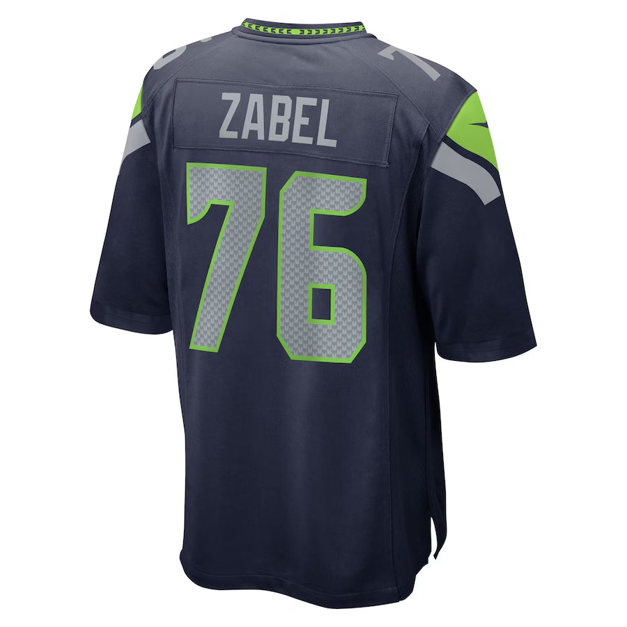 Custom #76 Grey SEA Football Shirt Top