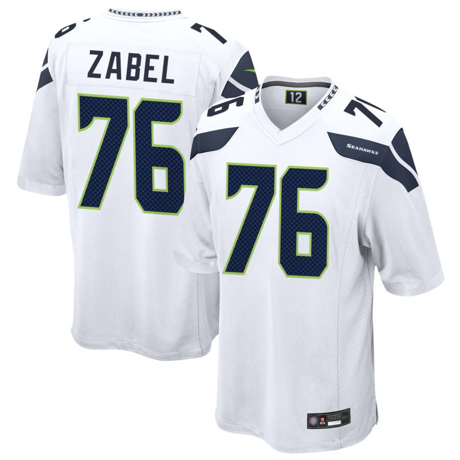 Custom #76 White SEA Football Shirt Top