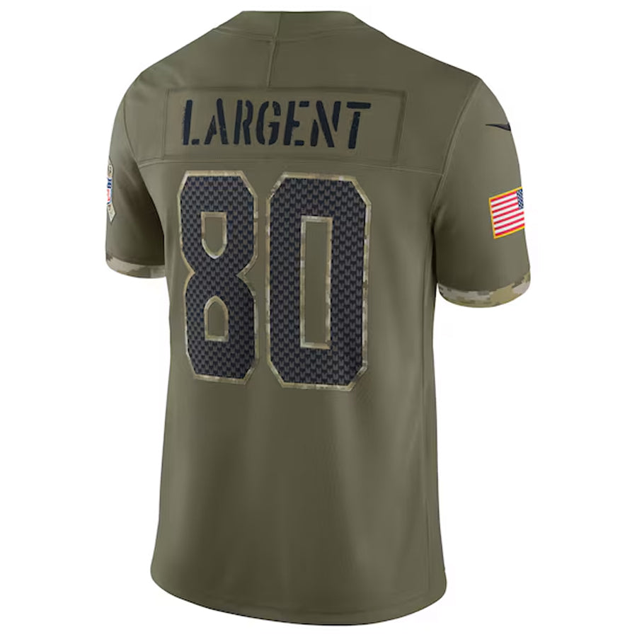 Custom #80 Olive SEA Football Shirt Top