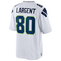 Custom #80 White SEA Football Shirt Top