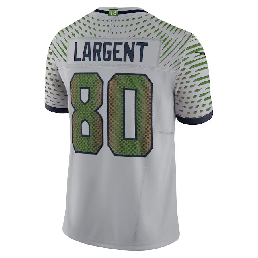 Custom #80 Gray SEA Football Shirt Top