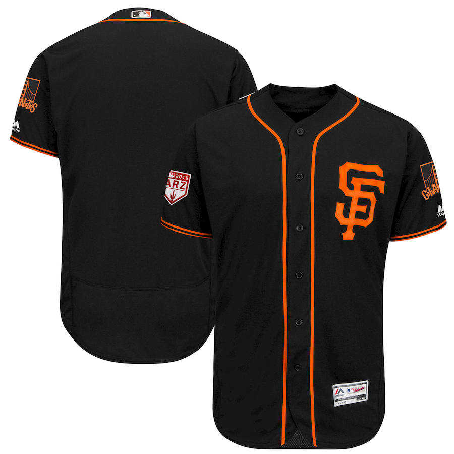 Custom 2019 #0 GIANTS Retro Stitched Baseball Jersey - Classic Edition