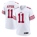 Custom #11 White SF Football Shirt Top