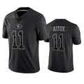Custom #11 Black SF Football Shirt Top