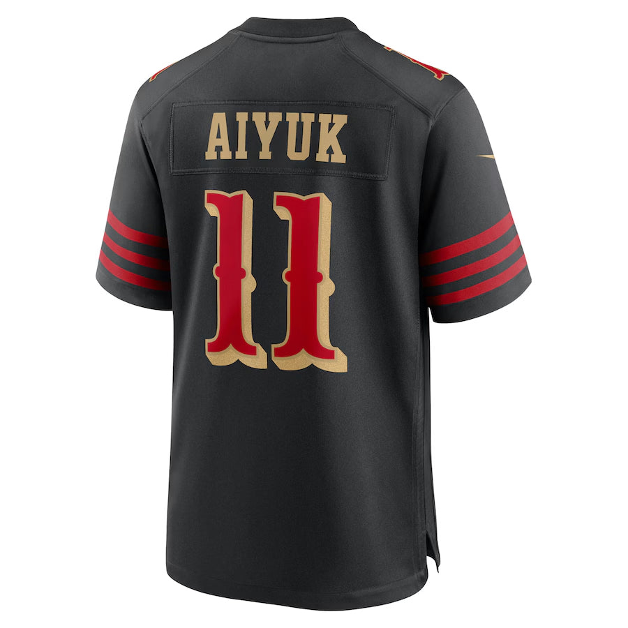 Custom #11 Black SF Football Shirt Top