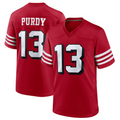 Custom #13 Scarlet SF Football Shirt Top