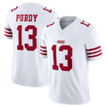 Custom #13 White SF Football Shirt Top