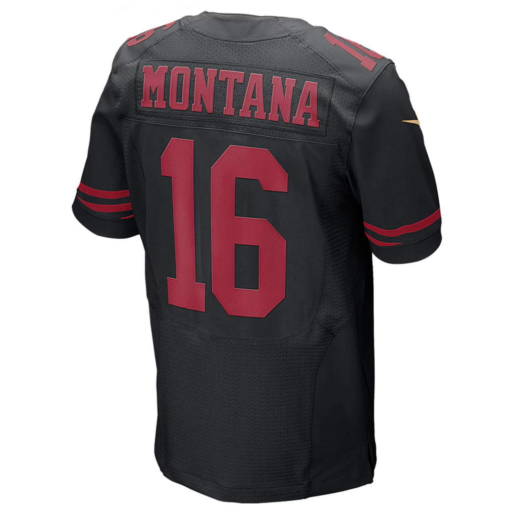 Custom #16 Black SF Football Shirt Top