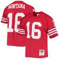 Custom #16 Scarlet SF Football Shirt Top