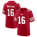 Custom #16 Scarlet SF Football Shirt Top