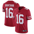 Custom #16 Scarlet Throwback SF Football Shirt Top