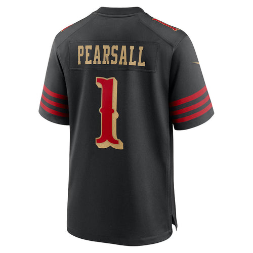 Custom #1 Black SF Football Shirt Top