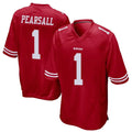 Custom #1 Scarlet SF Football Shirt Top