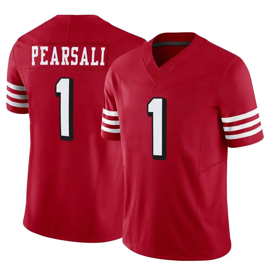 Custom #1 Scarlet SF Football Shirt Top