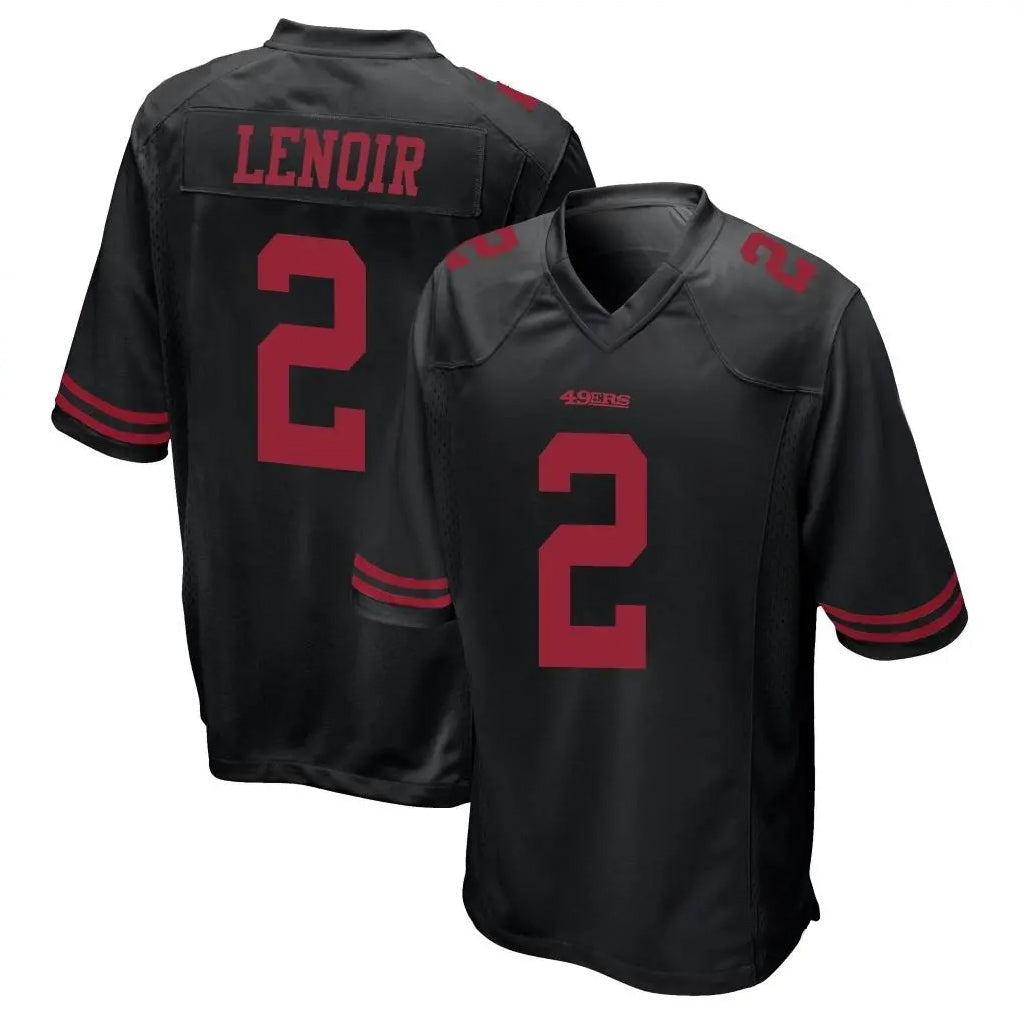 Custom #2 Black SF Football Shirt Top