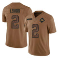 Custom #2 Brown SF Football Shirt Top