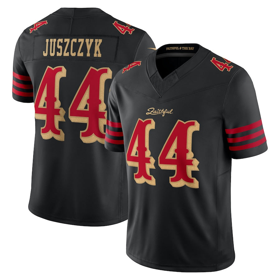 Custom #44 Black SF Football Shirt Top