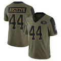 Custom #44 Olive SF Football Shirt Top