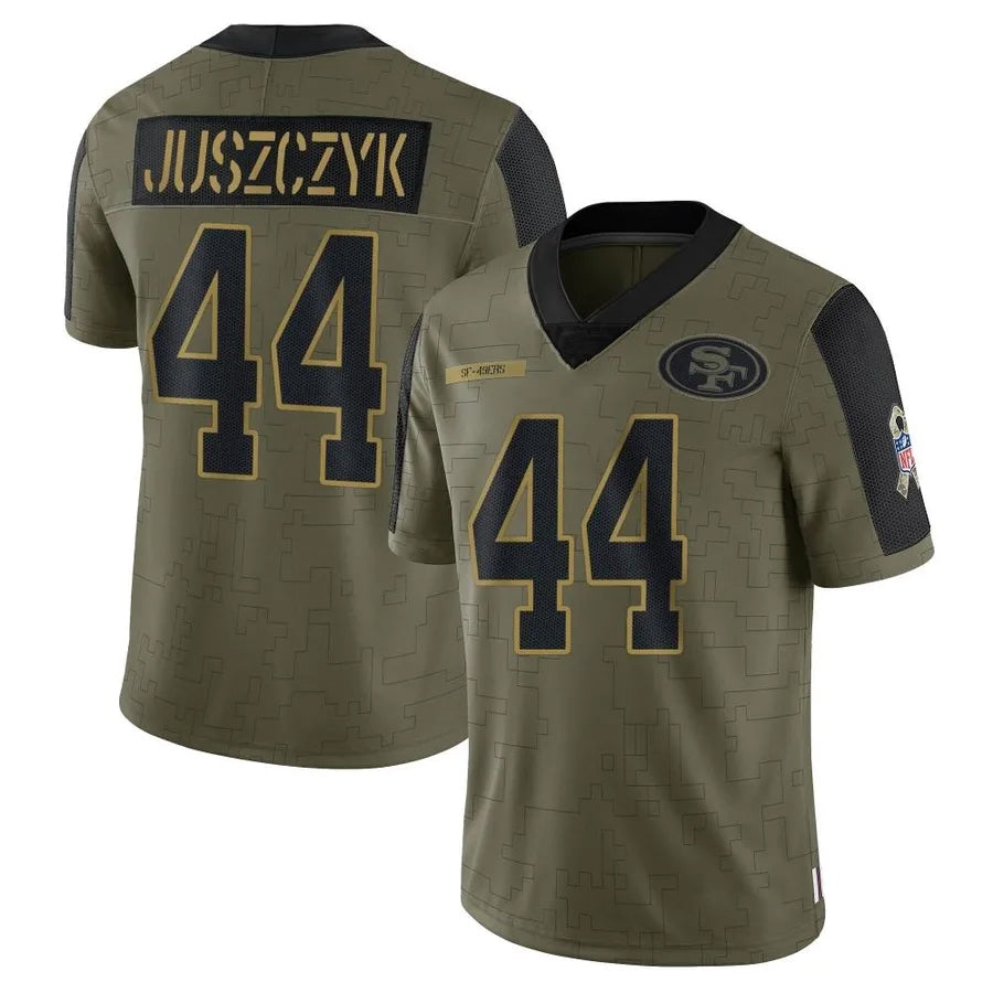 Custom #44 Olive SF Football Shirt Top