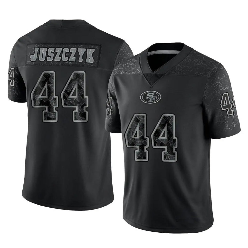 Custom #44 Black SF Football Shirt Top