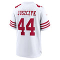 Custom #44 White SF Football Shirt Top