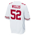 Custom #52 White SF Football Shirt Top