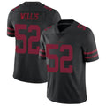 Custom #52 Black Throwback SF Football Shirt Top