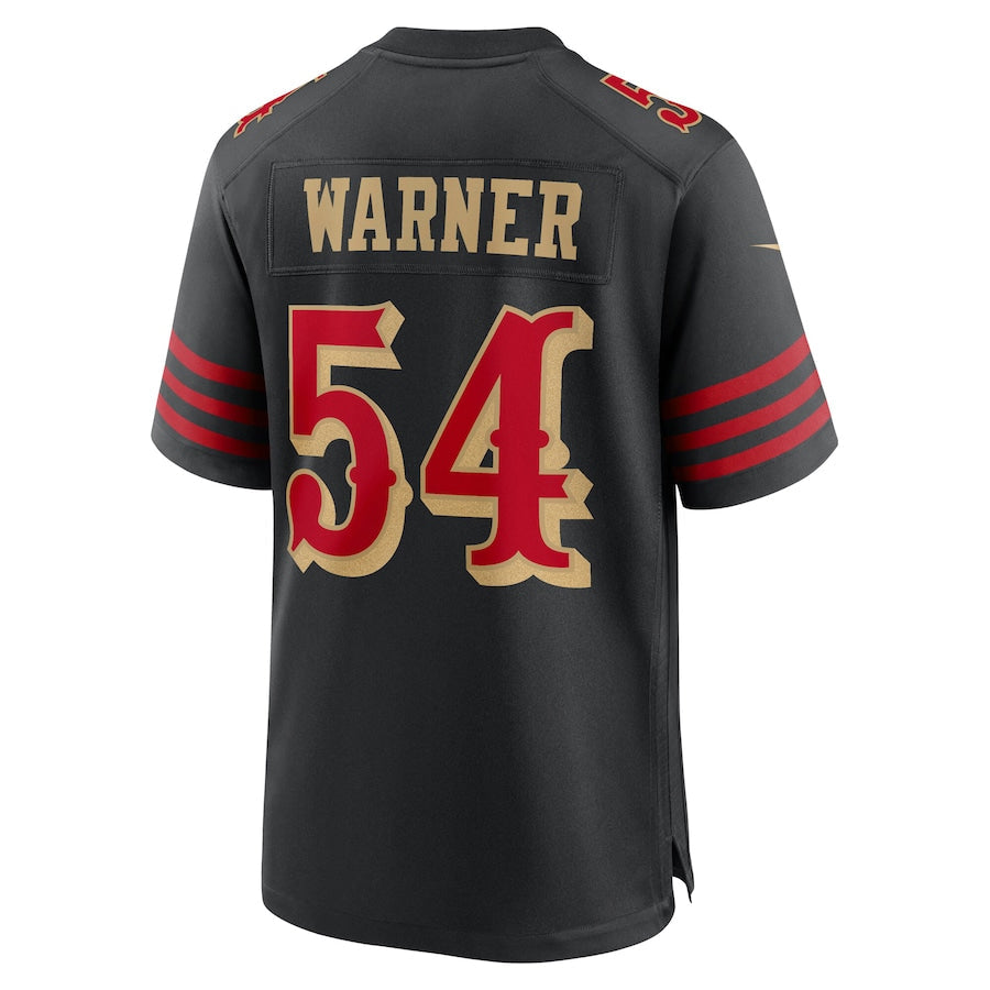 Custom #54 Black SF Football Shirt Top