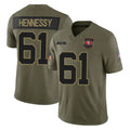 Custom #61 Olive SF Football Shirt Top